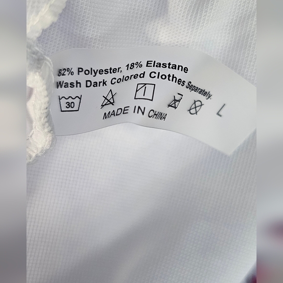 New Striped White/Pink Barbiecore One Swimsuit Large - Picture 5 of 5